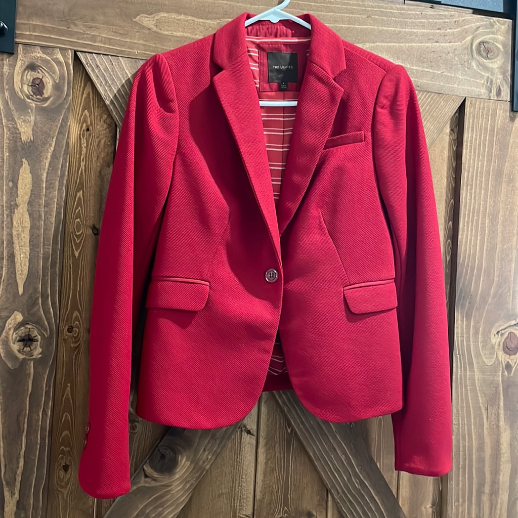 The Limited Red Blazer